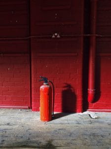 Image of a fire extinguisher